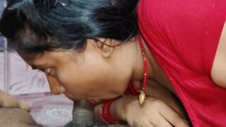 Bhabhi Kepanasan, Ngewe Mulut Desi Sampe Minum Mani