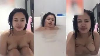 Berendam Sambil Godain Pascol, Basah-basah Bikin Tegang.