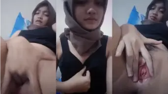 Abg Hijab Toge Beol Becek Banjir Nikmat
